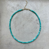 Amazonite Cube Necklace