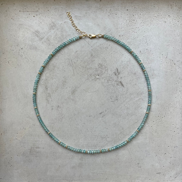 Blue Apatite Necklace