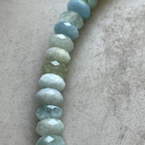 Aquamarine Faceted Necklace