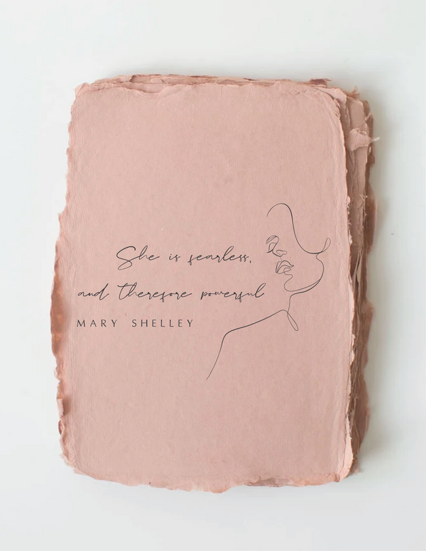 She is fearless and powerful Card