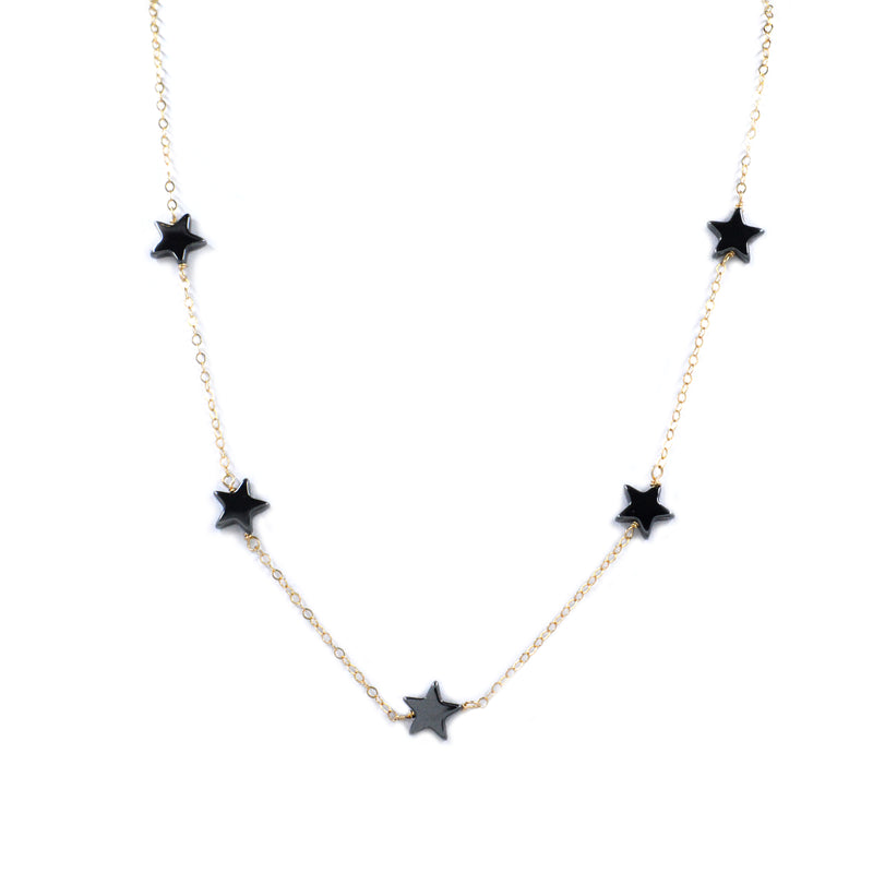 Shooting Star Necklace | Hematite
