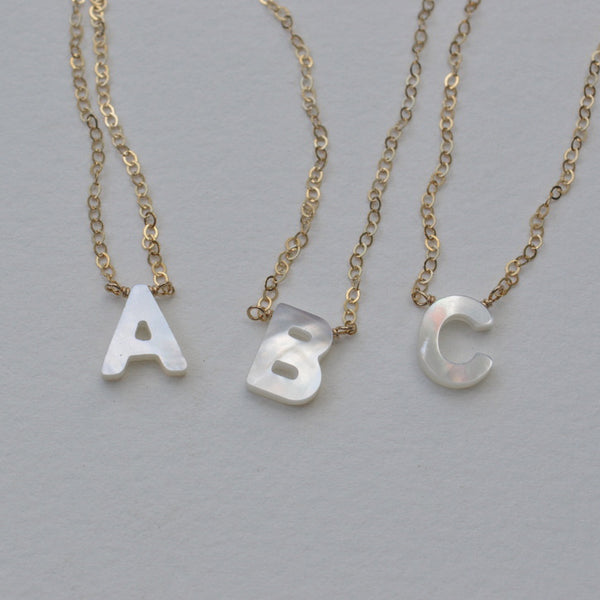 Juliett Letter Necklace