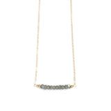 Gemstone Bar Necklace