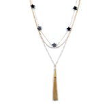 Shooting Star Necklace | Hematite