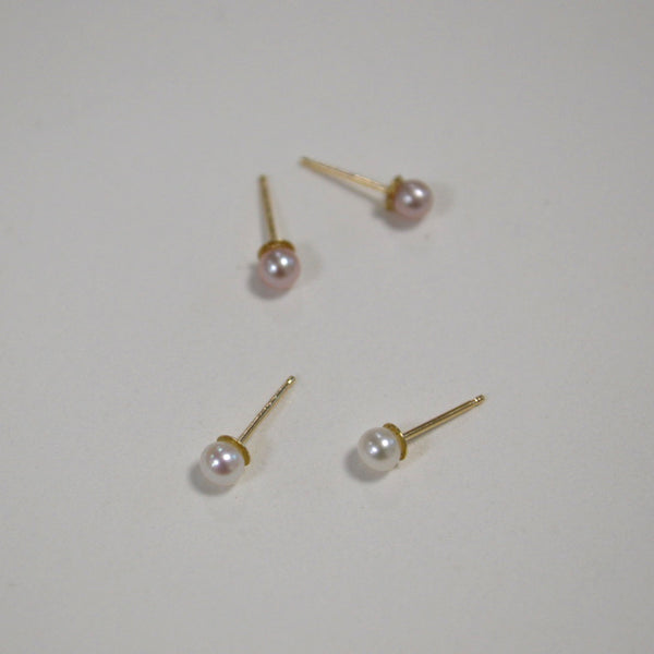 Pearl Studs | 14k Solid Gold