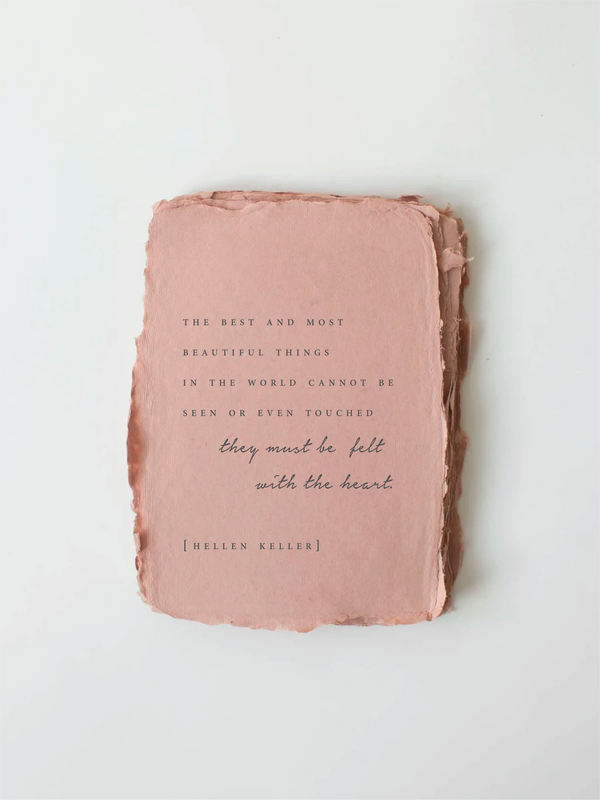 Felt with the Heart Card