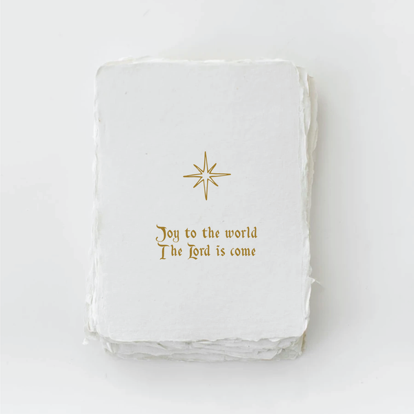 Joy to the World- Christmas Holiday Greeting Card